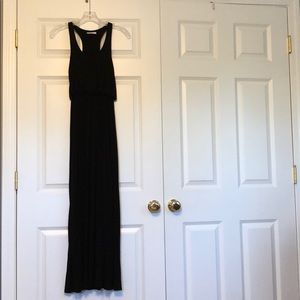 Black maxi dress